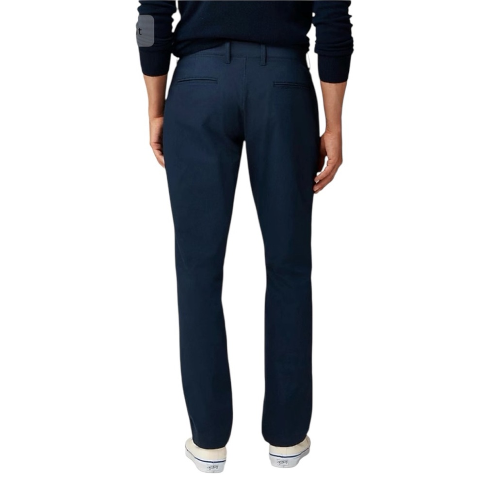 J.Crew Men’s Straight Fit 770 Tech Pant in Navy (32x32) - Picture 3 of 10